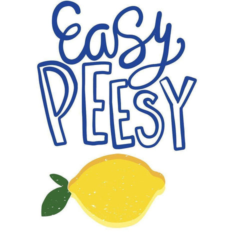 Easy Peesy Gold Ornate Wood Framed Art Print with Double Matting by Rupp, Mariah