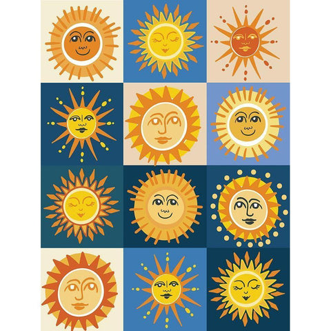 Suns Out Black Modern Wood Framed Art Print with Double Matting by Rupp, Mariah