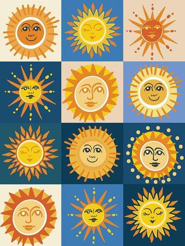 Suns Out Black Ornate Wood Framed Art Print with Double Matting by Rupp, Mariah