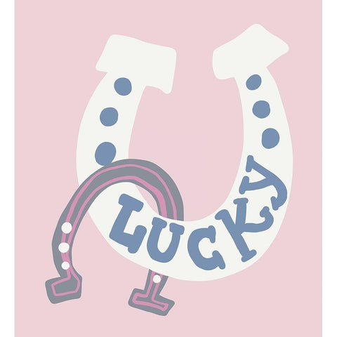 Lucky White Modern Wood Framed Art Print by Rupp, Mariah