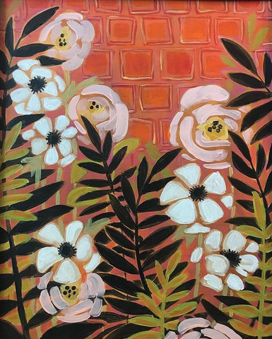 Fall Black Ornate Wood Framed Art Print with Double Matting by Rupp, Mariah