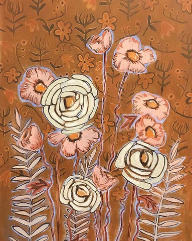 Autumn Black Ornate Wood Framed Art Print with Double Matting by Rupp, Mariah