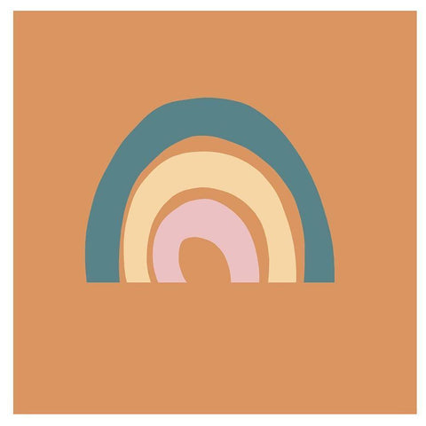 Rainbow Gold Ornate Wood Framed Art Print with Double Matting by Rupp, Mariah