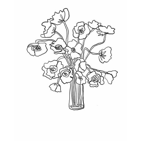 Poppies Gold Ornate Wood Framed Art Print with Double Matting by Rupp, Mariah