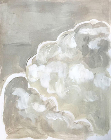 Clouds Black Ornate Wood Framed Art Print with Double Matting by Rupp, Mariah