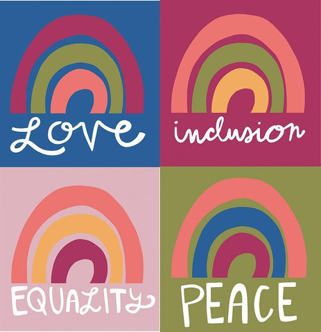 Four Corners Black Ornate Wood Framed Art Print with Double Matting by Rupp, Mariah