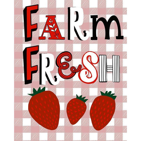 Farm Fresh White Modern Wood Framed Art Print by Rupp, Mariah