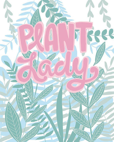 Plant Lady White Modern Wood Framed Art Print with Double Matting by Rupp, Mariah