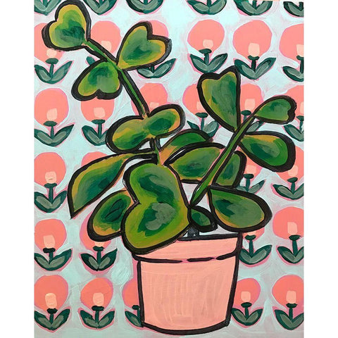 Plant III Black Modern Wood Framed Art Print with Double Matting by Rupp, Mariah