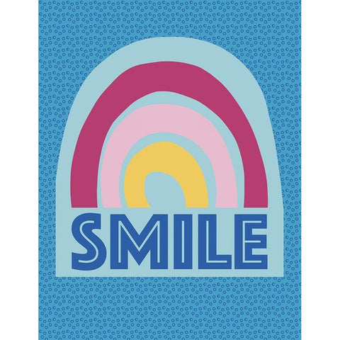 Smile Gold Ornate Wood Framed Art Print with Double Matting by Rupp, Mariah