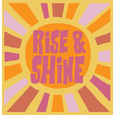Rise and Shine White Modern Wood Framed Art Print by Rupp, Mariah