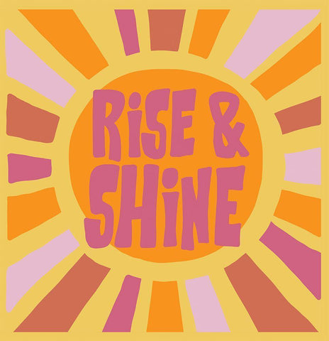 Rise and Shine White Modern Wood Framed Art Print with Double Matting by Rupp, Mariah