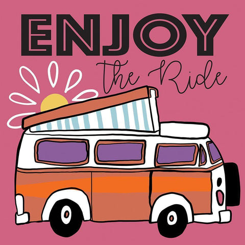 Van Black Ornate Wood Framed Art Print with Double Matting by Rupp, Mariah