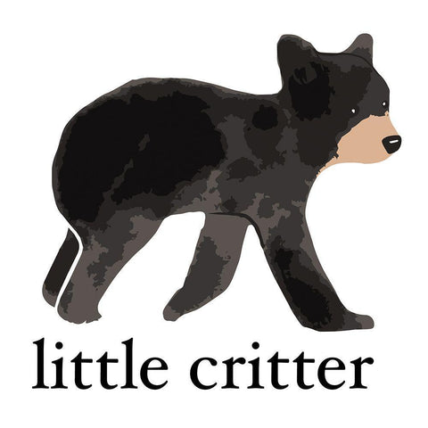 Little Critter Black Ornate Wood Framed Art Print with Double Matting by Rupp, Mariah