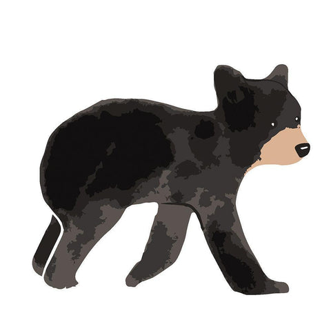 Bear Gold Ornate Wood Framed Art Print with Double Matting by Rupp, Mariah