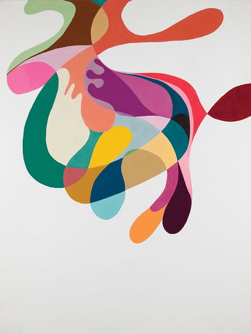 Beachball Black Ornate Wood Framed Art Print with Double Matting by Zinn, Mary