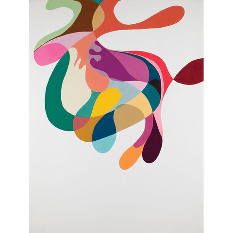 Beachball Black Modern Wood Framed Art Print by Zinn, Mary