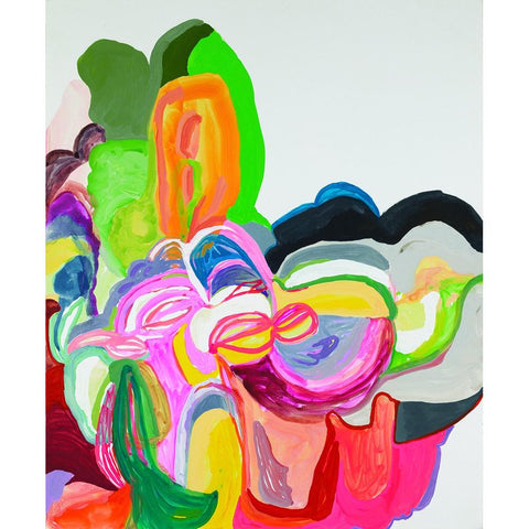 Future Flower Gold Ornate Wood Framed Art Print with Double Matting by Zinn, Mary