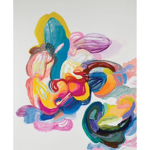 Amethyst Black Modern Wood Framed Art Print by Zinn, Mary