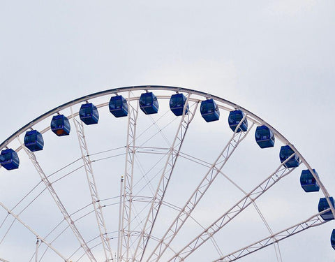 Day Ride II Black Ornate Wood Framed Art Print with Double Matting by Singleton, Ashley