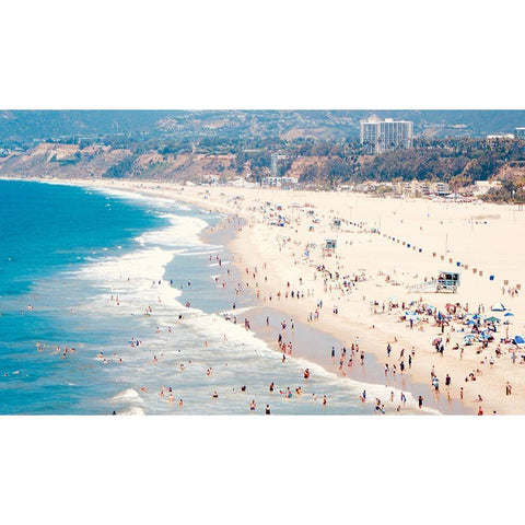 Beach Days IV Gold Ornate Wood Framed Art Print with Double Matting by Singleton, Ashley