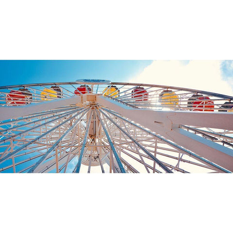 Carnival Fun II Black Modern Wood Framed Art Print by Singleton, Ashley