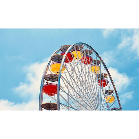 Carnival Fun III Black Modern Wood Framed Art Print with Double Matting by Singleton, Ashley