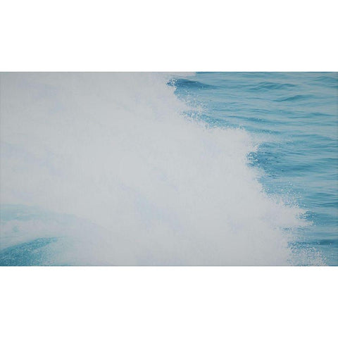 Wave III White Modern Wood Framed Art Print by Singleton, Ashley