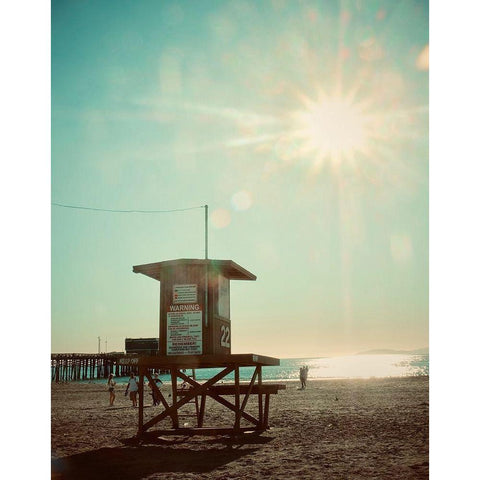Guard Shack 22 IV White Modern Wood Framed Art Print by Singleton, Ashley