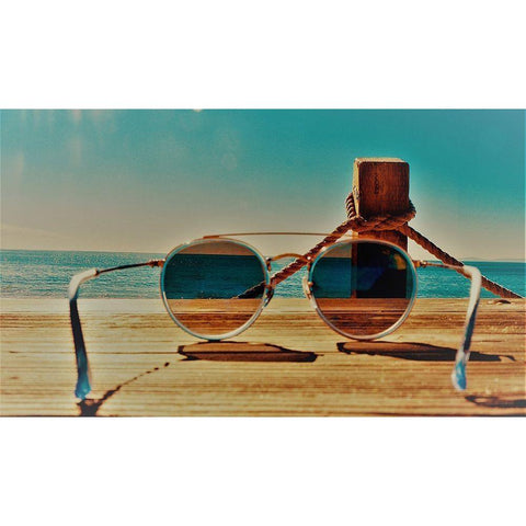 Shades II White Modern Wood Framed Art Print by Singleton, Ashley
