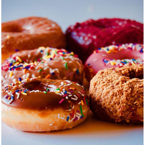 Sprinkles White Modern Wood Framed Art Print by Singleton, Ashley