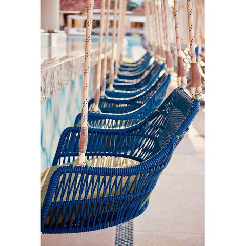 Swingers White Modern Wood Framed Art Print by Singleton, Ashley