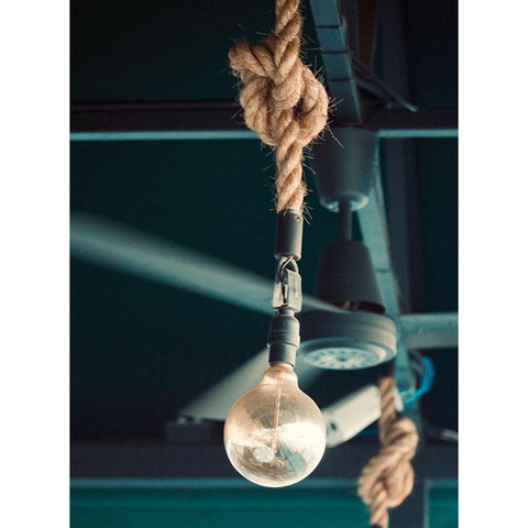 Bulb Black Modern Wood Framed Art Print by Singleton, Ashley