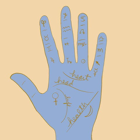 Hand Sign White Modern Wood Framed Art Print by Singleton, Ashley