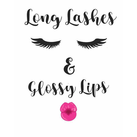 Long Lashes Gold Ornate Wood Framed Art Print with Double Matting by Singleton, Ashley