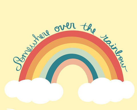 Rainbow Black Ornate Wood Framed Art Print with Double Matting by Singleton, Ashley