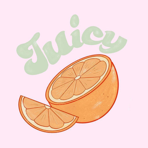 Juicy White Modern Wood Framed Art Print by Singleton, Ashley