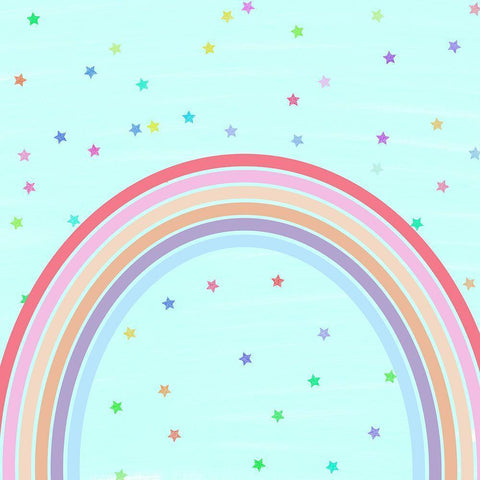 Rainbow Black Ornate Wood Framed Art Print with Double Matting by Singleton, Ashley