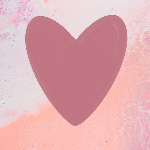 Heart White Modern Wood Framed Art Print by Singleton, Ashley