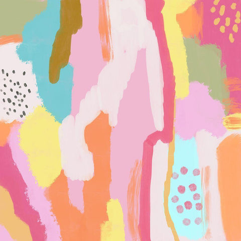 Whimsy I White Modern Wood Framed Art Print by Singleton, Ashley