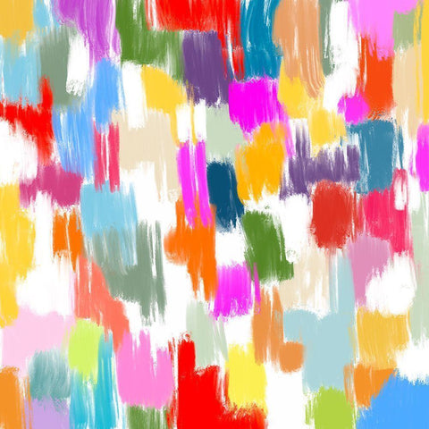 Whimsy III White Modern Wood Framed Art Print by Singleton, Ashley