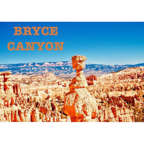 Bryce Canyon White Modern Wood Framed Art Print by Singleton, Ashley