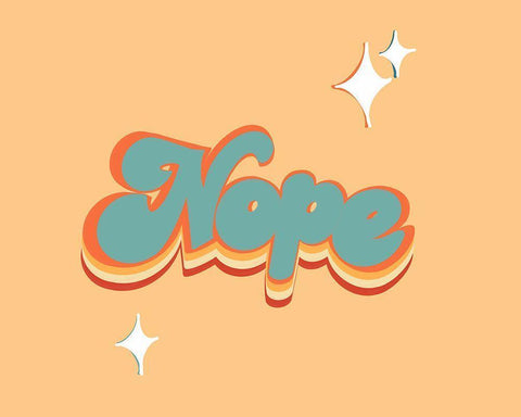 Nope White Modern Wood Framed Art Print with Double Matting by Singleton, Ashley