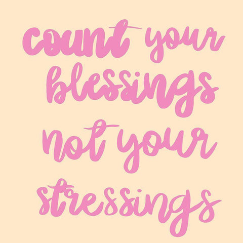 Blessings White Modern Wood Framed Art Print by Singleton, Ashley