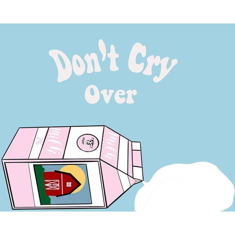 Spilled Milk Black Modern Wood Framed Art Print with Double Matting by Singleton, Ashley