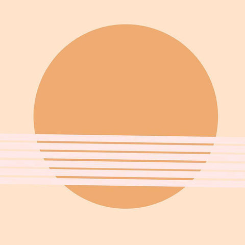 Sun White Modern Wood Framed Art Print by Singleton, Ashley