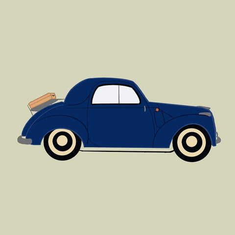 Royal Black Modern Wood Framed Art Print by Singleton, Ashley