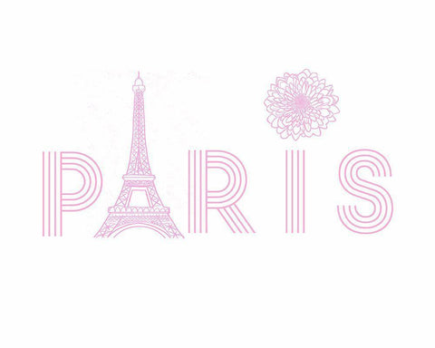 Paris Black Ornate Wood Framed Art Print with Double Matting by Singleton, Ashley