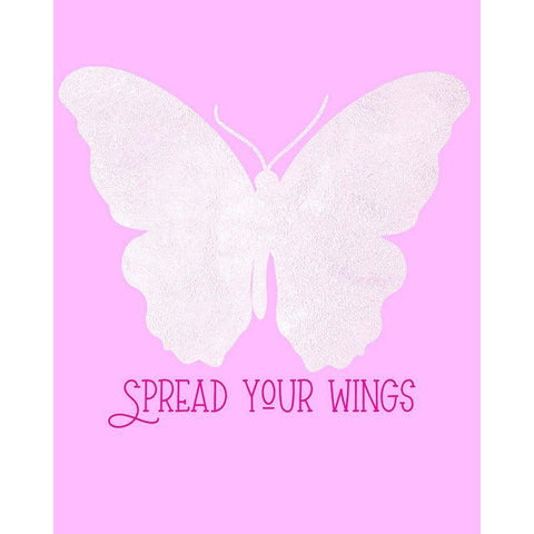 Bright Butterfly IV Gold Ornate Wood Framed Art Print with Double Matting by Singleton, Ashley