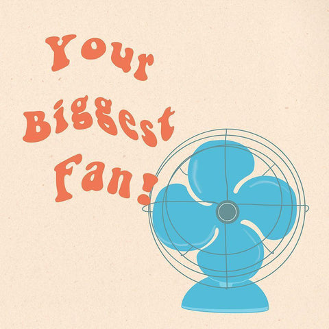 Big Fan Black Modern Wood Framed Art Print with Double Matting by Singleton, Ashley